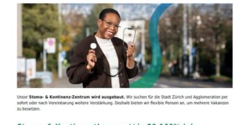 Stoma- & Kontinenztherapeut/-in 80-100% Stomaberatung Spitex Zürich